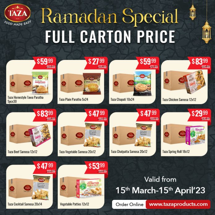 Ramadan bundles with TAZA