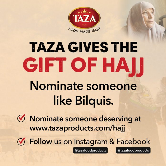 TAZA gives the gift of Hajj!