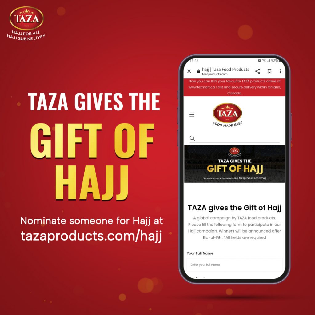 taza-hajj form