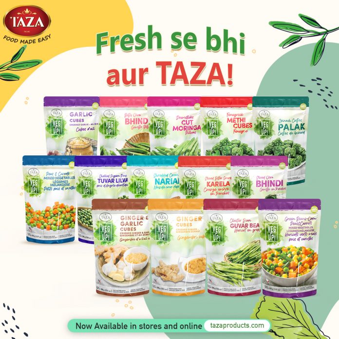 frozen veggies from taza