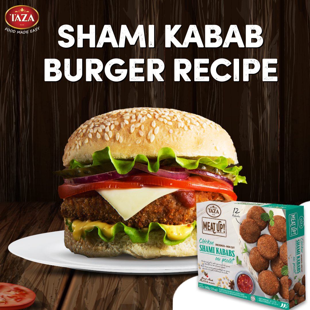 Shami Kabab Burger Recipe