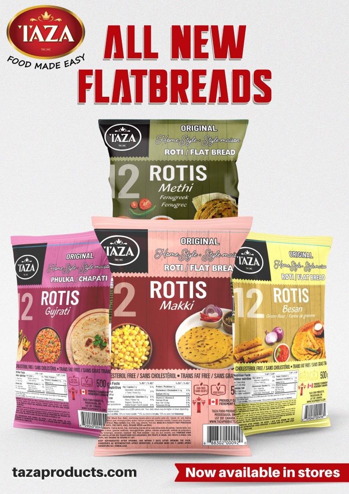 Taste the classic flavors with our new roti range!