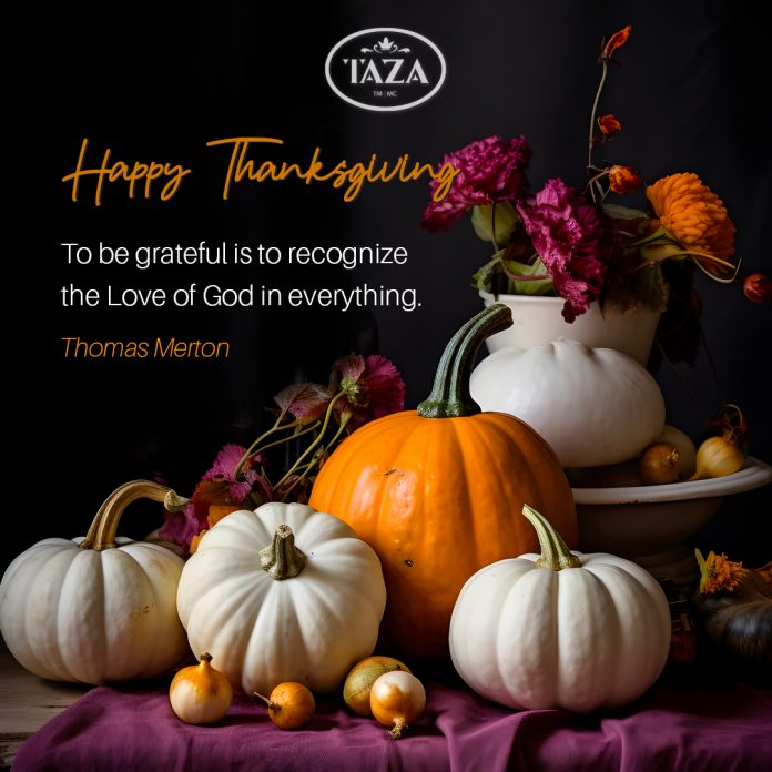Giving thanks with TAZA!
